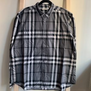 Burberry Dark Grey Long Sleeve Shirt